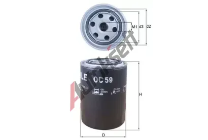 MAHLE Olejov filtr MAO OC 59, OC 59