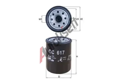 MAHLE Olejov filtr MAO OC 617, OC 617