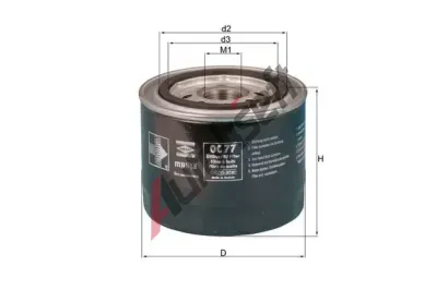 MAHLE Olejov filtr MAO OC 77, OC 77