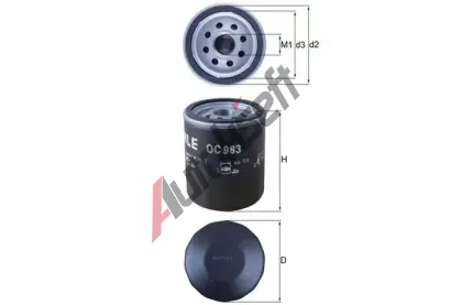 MAHLE Olejov filtr MAO OC 983, OC 983