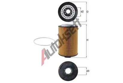 MAHLE Olejov� filtr MAO OX 1028D, OX 1028D