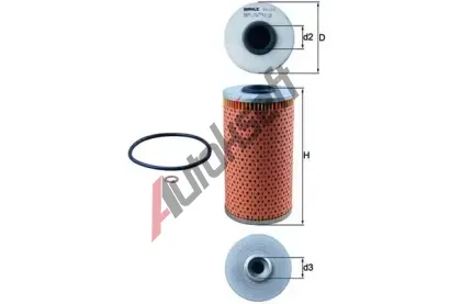 MAHLE Olejov filtr MAO OX 103D, OX 103D
