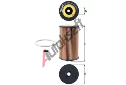 MAHLE Olejov filtr MAO OX 1058D, OX 1058D