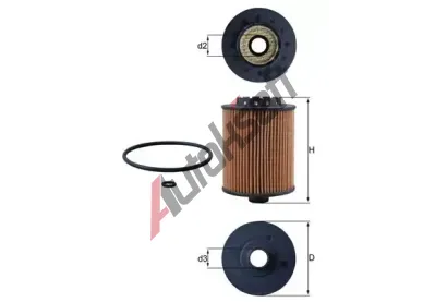 MAHLE Olejov filtr MAO OX 1075D, OX 1075D