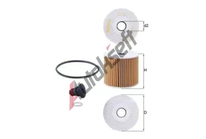 MAHLE Olejov filtr MAO OX 1077D, OX 1077D