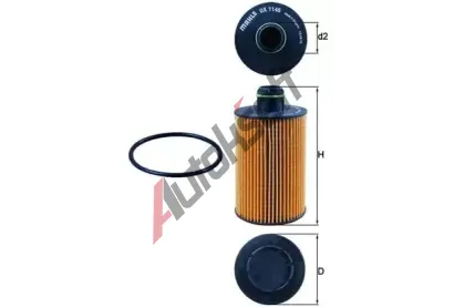 MAHLE Olejov filtr MAO OX 1145D, OX 1145D