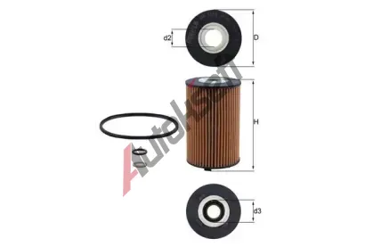 MAHLE Olejov filtr MAO OX 1158D, OX 1158D