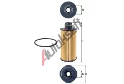 MAHLE Olejov filtr MAO OX 1219D, OX 1219D
