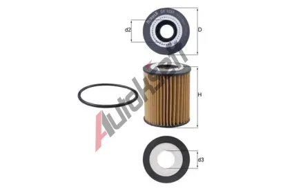 MAHLE Olejov filtr MAO OX 1237D, OX 1237D