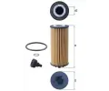 Olejov filtr MAHLE ‐ MAO OX 1238D