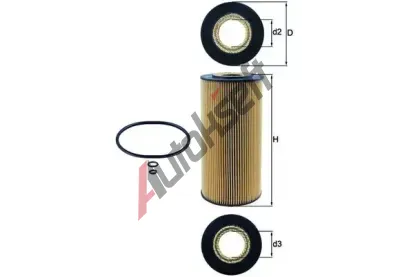 MAHLE Olejov filtr MAO OX 123/1D, OX 123/1D
