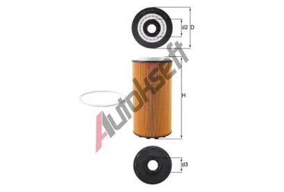 MAHLE Olejov� filtr MAO OX 1293D, OX 1293D