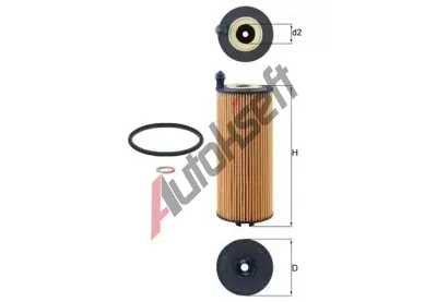 MAHLE Olejov filtr MAO OX 1302D, OX 1302D