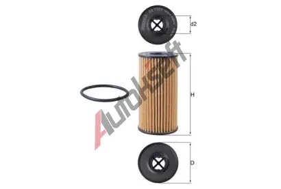 MAHLE Olejov filtr MAO OX 1308D, OX 1308D