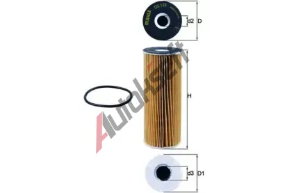 MAHLE Olejov filtr MAO OX 133D, OX 133D