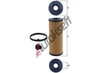 MAHLE Olejov filtr MAO OX 1351D, OX 1351D