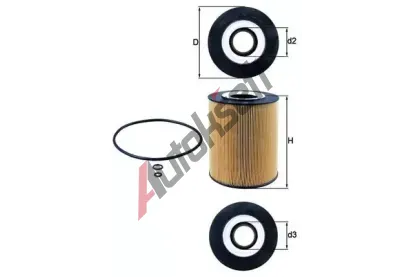 MAHLE Olejov� filtr MAO OX 146D, OX 146D