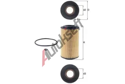 MAHLE Olejov filtr MAO OX 153D1, OX 153D1