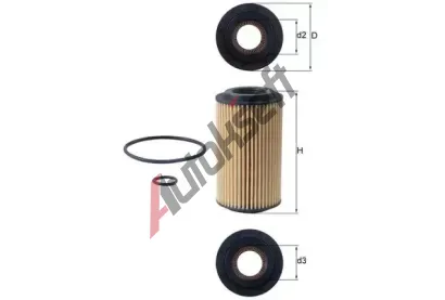 MAHLE Olejov filtr MAO OX 153D4, OX 153D4