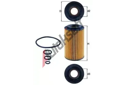 MAHLE Olejov filtr MAO OX 153/7D, OX 153/7D