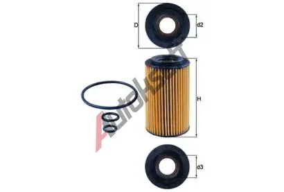 MAHLE Olejov filtr MAO OX 153/7D2, OX 153/7D2