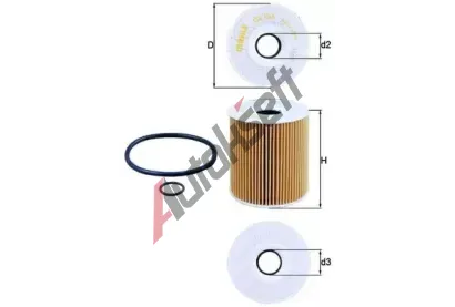 MAHLE Olejov filtr MAO OX 156D1, OX 156D1