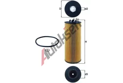 MAHLE Olejov filtr MAO OX 164D, OX 164D