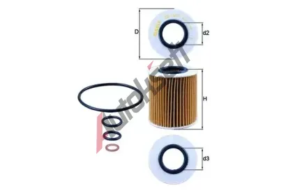 MAHLE Olejov filtr MAO OX 166/1D, OX 166/1D