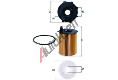 MAHLE Olejov filtr MAO OX 171/16D, OX 171/16D