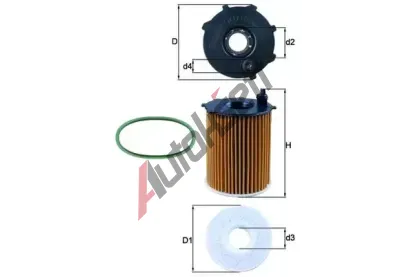 MAHLE Olejov filtr MAO OX 171/2D1, OX 171/2D1