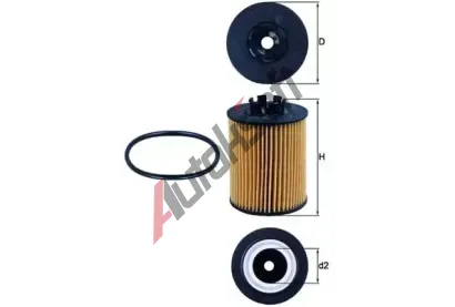 MAHLE Olejov filtr MAO OX 173/2D, OX 173/2D
