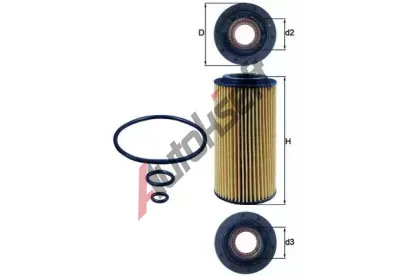 MAHLE Olejov filtr MAO OX 179D, OX 179D