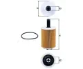 MAHLE Olejov filtr ‐ MAO OX 188D