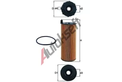 MAHLE Olejov filtr MAO OX 196/1D1, OX 196/1D1