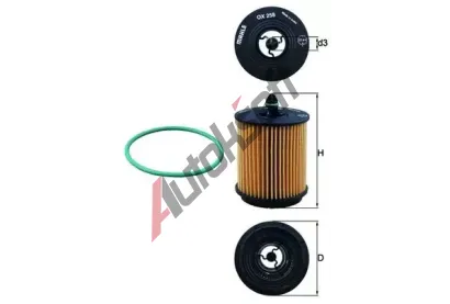 MAHLE Olejov filtr MAO OX 258D, OX 258D