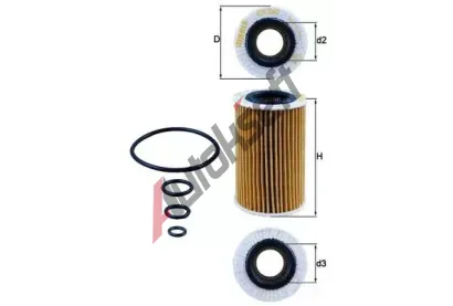 MAHLE Olejov� filtr MAO OX 260D, OX 260D