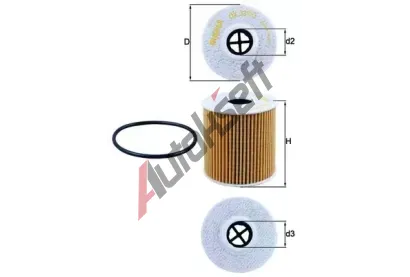 MAHLE Olejov filtr MAO OX 339/2D, OX 339/2D