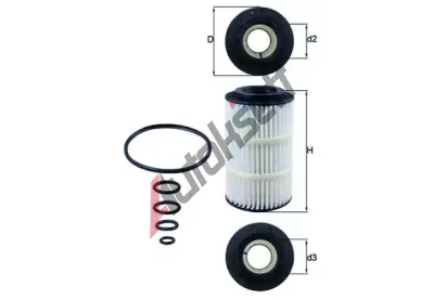 MAHLE Olejov filtr MAO OX 345/7D, OX 345/7D