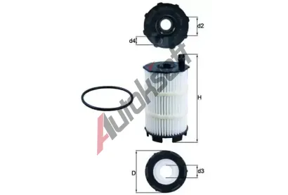 MAHLE Olejov filtr MAO OX 350/4D, OX 350/4D