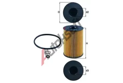MAHLE Olejov filtr MAO OX 353/7D, OX 353/7D