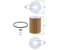 MAHLE Olejov filtr ‐ MAO OX 355/3D