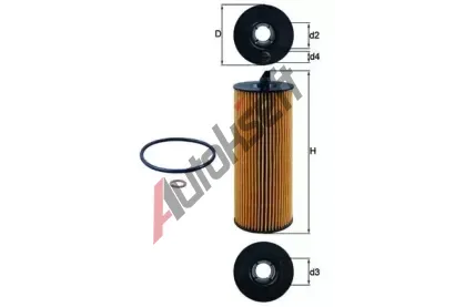 MAHLE Olejov filtr MAO OX 361/4D, OX 361/4D