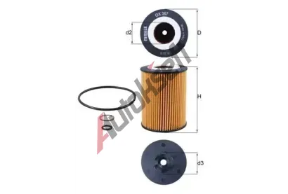 MAHLE Olejov filtr MAO OX 367D, OX 367D