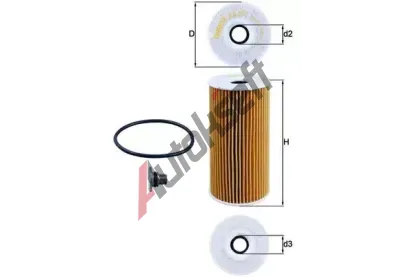 MAHLE Olejov filtr MAO OX 377D, OX 377D