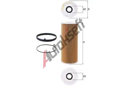 MAHLE Olejov filtr MAO OX 381D, OX 381D