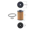 MAHLE Olejov filtr ‐ MAO OX 382D