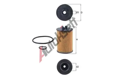 MAHLE Olejov filtr MAO OX 382D, OX 382D