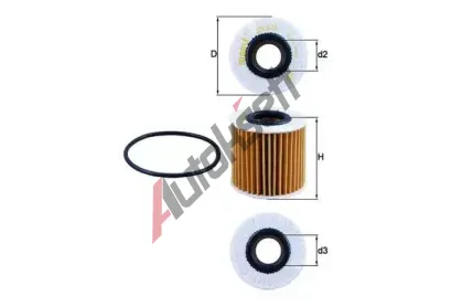 MAHLE Olejov filtr MAO OX 414D2, OX 414D2