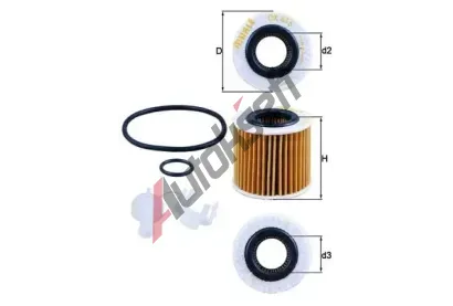MAHLE Olejov filtr MAO OX 416D2, OX 416D2