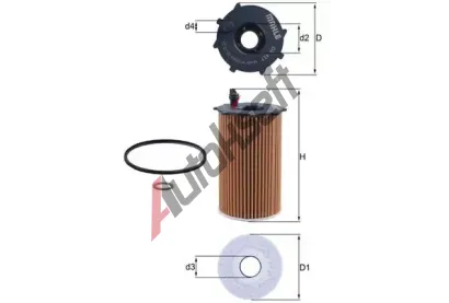 MAHLE Olejov filtr MAO OX 417D, OX 417D